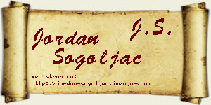 Jordan Šogoljac vizit kartica